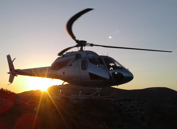 Santorini Helicopter TransfersIsland Hopping